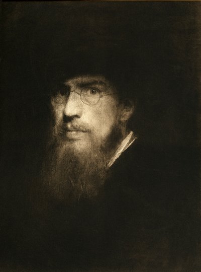 Franz Lenbach, Self Portrait by Franz Seraph von Lenbach